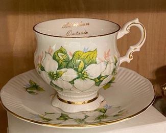 Canadian Provincial Flowers tea cup