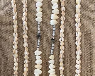 Vintage shell necklaces