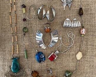 Misc. vintage sterling jewelry