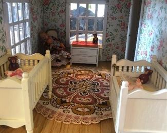 Dollhouse twin beds