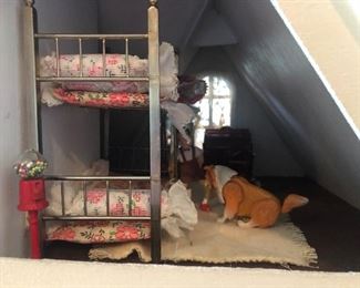 Doll house bunk beds bedroom