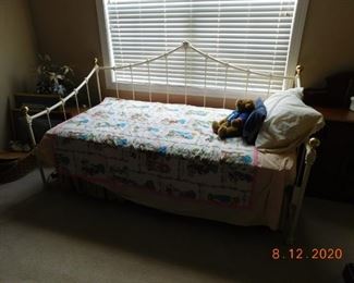 Iron daybed.