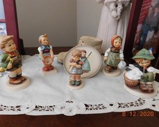 Hummel figurines.
