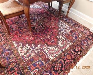 Beautiful oriental rugs.