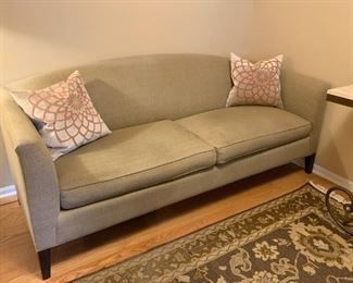 Lot #814 - $300 - Room & Board Sofa (78" L x 32" W x 27.5" H), some minor discoloration
