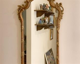 Lot #823 - $180 - Ornate Framed Mirror (25" L x 50" H) 