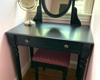 girl’s vanity & bench 