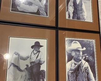 Framed photographs from Lonesome Dove