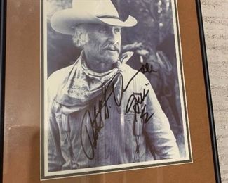 Robert Duvall autographed photo from Lonesome Dove