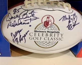 Autographs: Dave Butz, Mark May, George Rogers