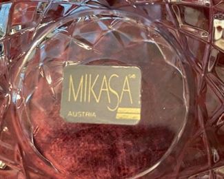 Mikasa crystal bowl