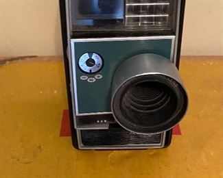 Vintage home movie camera