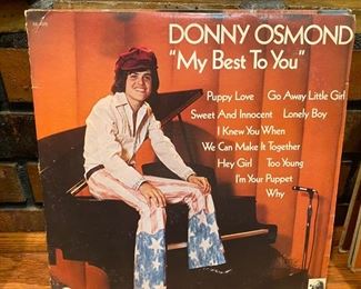 Vintage record Donny Osmond, “My Best to You”