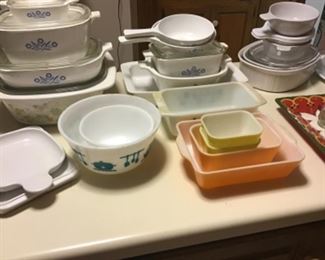 Vintage Pyrex and Corningware