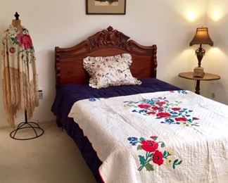 Victorian Rococo Headboard with Serra Perfect Sleeper Mattress Set