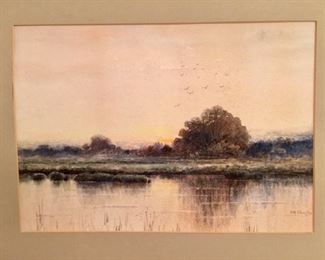  Samuel Chaffee Watercolor circa 1800s