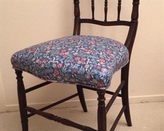  Upholstered Boudoir Chair