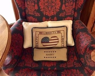 Family Room Filled with American Country Primitives