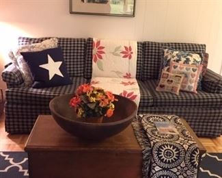 Family Room Filled with American Country Primitives