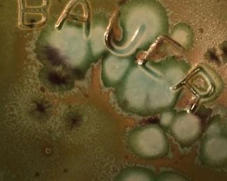 1960s Bauer Dinnerware detail