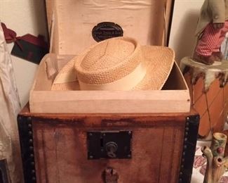 Fabulous Miniature Salesmans Sample Antique Trunk