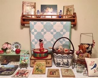 Antique Toys Books Quilts