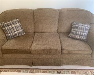 Very Comfortable, Sleeper Sofa with Neutral Fabric
