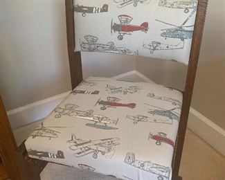 Super Cute Chair with Plane Fabric