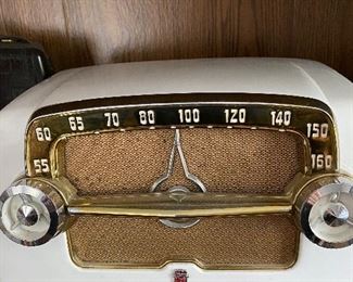 Vintage Crosley  White E-15 WE Dashboard Radio