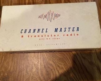 Vintage Channel Master 8 Transistor Radio in Original Box