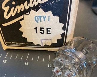 Eimac 15E Glass Tube with Original Box