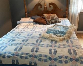 Vintage Mahogany Head Board.