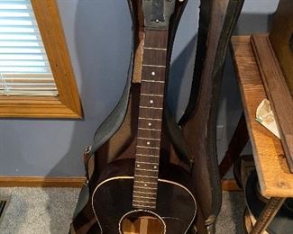 Full view of Guitar with original Case
