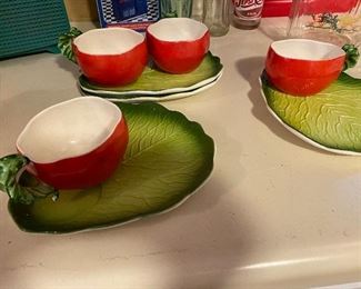 Mid Century Holt Howard 1962 Tomato Lettuce Salad Set 