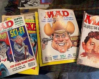 Mad Magazines. Who Shot JR? Ask Grandma if you dont know who JR is.!