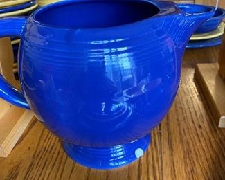 Vintage Fiesta Ware Ice Pitcher. Chip on Foot