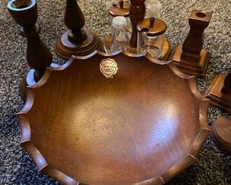 Mid Century Walnut Entertaining..ALL SOLD together