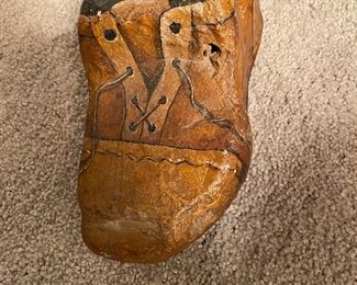 JunkYard Art. Listed Artist Dick Dahlstrom Signed. Junkyard Shoe