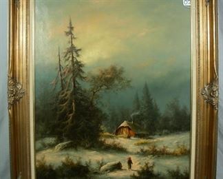 Ludwig Muninger (1929-1997) Original Oil on canvas