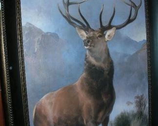 Original giclee of stag