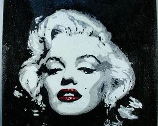 Original oil on canvas "Marilyn Monrow"