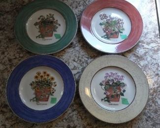 Floral Plates,