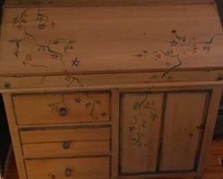 Unique, Hand Painted,  "one of a kind", Nyack, N.Y. cabinet makers "Postmasters Desk",  was over $1,000. new, 
