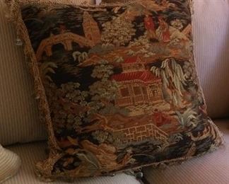 Far Eastern Themed Throw Pillow, your price only $100, 