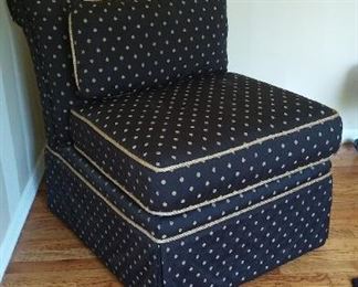 Finest Harden Furniture Armless Chair, was over $2,000. recently when new,  in showroom condition,