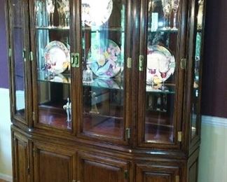 Unique Furniture Company, Lighted, Dining Room China Cabinet or Closet, gorgeous wood, 