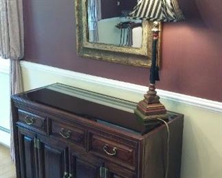 Unique Furniture Company Dining Room Buffet Cabinet, w built in Silver Drawer, 