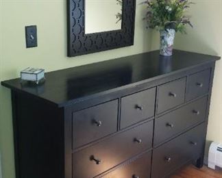 West Elm Wall Mirror, and Chest of Drawers, 