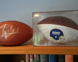 Right football for sale Giants Team Signed Football circa 1989 to 1999, Wilson NFL, 