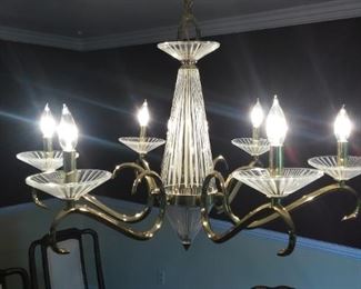 MCM Vintage dining room chandelier, 